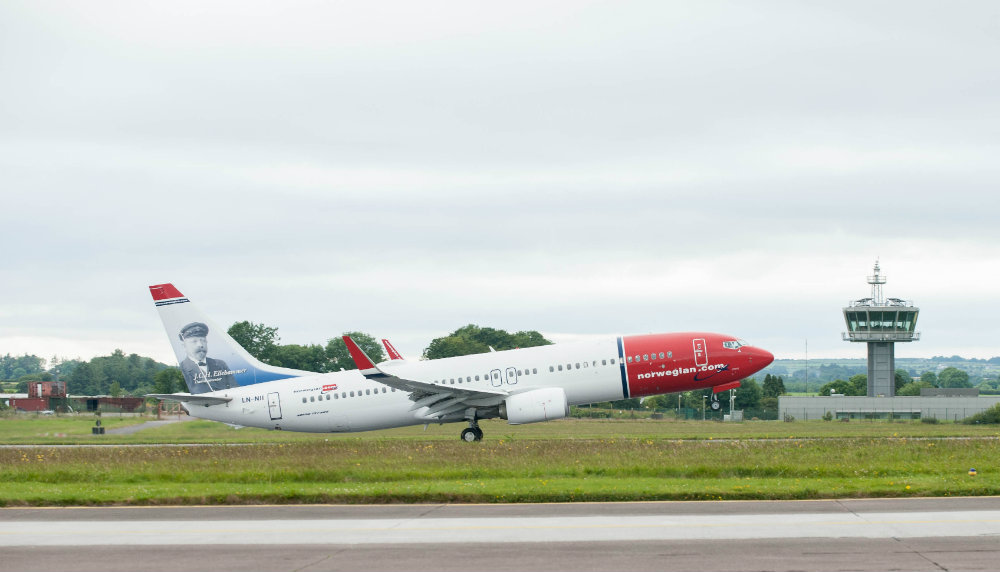Norwegian celebrates 15th birthday with special sale offering Cork to Boston Providence flights from €99 one-way