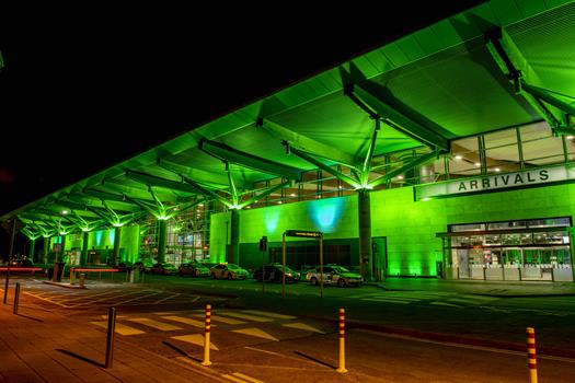 Cork Airport Greening St Patrick&#39;s Day (11)